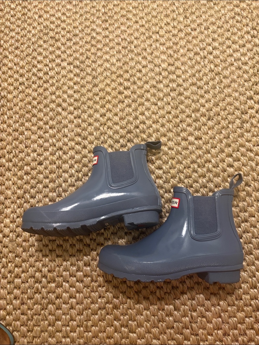 Hunter | Chelsea Ankle Rain Boots | Size 7 | Grey Blue - Picture 2 of 9